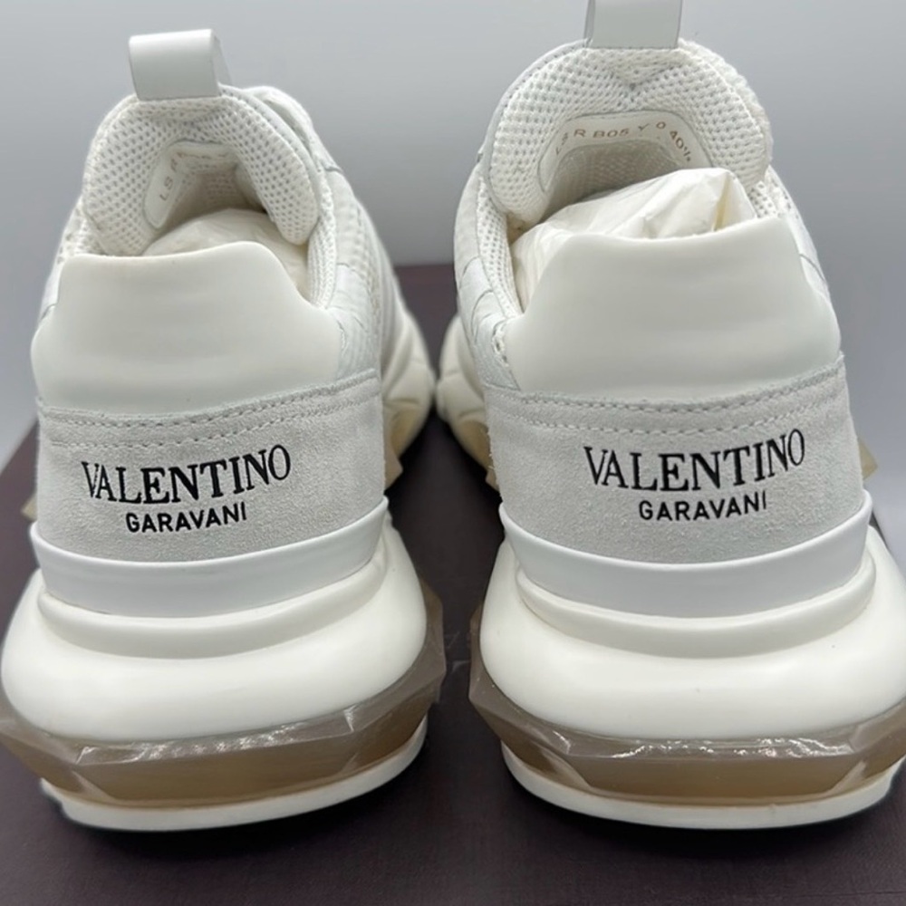 Valentino Garavani White Cream Sneakers - Picture 5 of 8